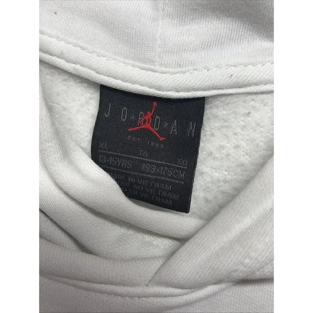 Jordan White & Tan Hoodie + Shorts Set - Nike Jordan - Sz XL (13-15 Years)
